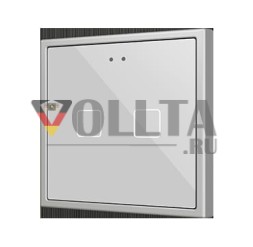 Сенсор кнопки ZENNIO ZVIF70X2S KNX Flat 70 | 2-кратный | серебристый