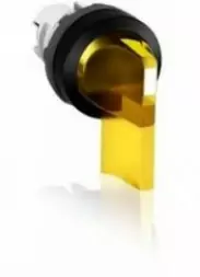 ABB Stotz-Kontakt M2SS6-11Y, селекторный переключатель с подсветкой, желтый, 2 положения, отвод из положения C, 1SFA611205R1103