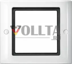 Schneider серия: Merten 401119 Aquadesign рамка 1-я, c винтовым креплением цвет:полярная белизна