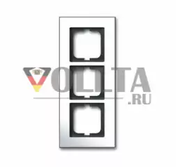 Busch-Jaeger 1723-826-101 Carat рамка,3 группы, хром