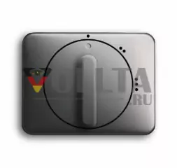 Busch-Jaeger 2542DR/02-20    Alpha Накладка с ручкой для трехступенчатого переключателя, цвет: платина