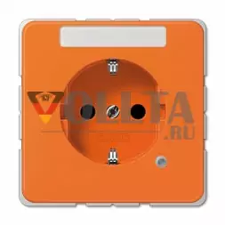 Jung CD520NAKOO CD500 SCHUKO-розетка  16А, цвет:оранжевый 