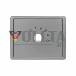 Berker 13019004 ArsysЦентральная панель для многопозиционного переключателя радиопрограмм крышка, цвет: благородная сталь