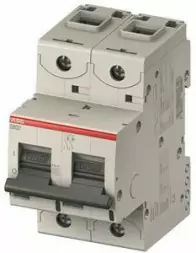 ABB Stotz-Kontakt S802S-B40, высокопроизводительный автоматический выключатель, 40A,B,400VAC=Icu 50kA,690VAC=Icu6kA,2P, 2CCS862001R0405