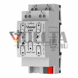 Zennio ZIOMN40v2 Многофункциональный актуатор KNX MIniBox QUATRO — выход 4 x 16 А