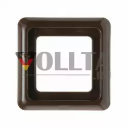 Berker 132801 WG UP рамка 1-я, цвет:коричневый, тон:глянец