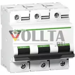Schneider Electric A9N18387 C120N 3-полюсный автоматический выключатель D80A