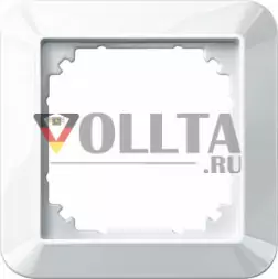 Schneider серия: Merten 389119 1M рамка 1-я, цвет:полярная белизна, тон:глянец