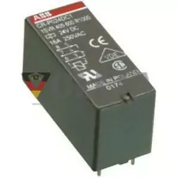 ABB Stotz-Kontakt CR-P048DC1, вставное интерфейсное реле 1We, A1-A2=48VDC, 250V/16A, 1SVR405600R6000