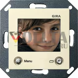 Gira 128601 System55 TFT-Цветной дисплей,цвет: кремово-белый, тон:глянец