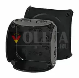 Hensel KF0200B Кабельная распределительная коробка 2,5mm без клеммы, IP67 цвет:черный,