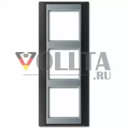 Jung AP583ANTAL A plus рамка,3 группы, цвет:антрацит