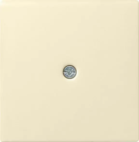 Gira 027401 System55 крышка отведения шнура, цвет: кремово-белый, тон:глянец