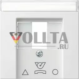 Gira 086003 System55 TDO-Компьютерная розетка, крышка, с маркировкой цвет:чисто белый, тон:глянец