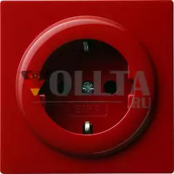Gira 018843 S-Color SCHUKO-розетка  16А, без защиты от детей цвет: красный, тон:глянец