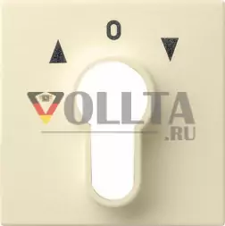 Gira 066401 System55 панель переключателя с замком крышка, цвет: кремово-белый, тон:глянец