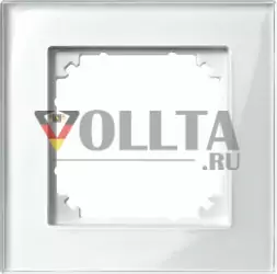Schneider серия: Merten 489119 рамка из стекла M-Plan рамка 1-я, brillantweiss