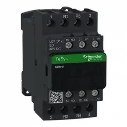 Контактор Schneider Electric LC1D128ED 4-полюсный 12A 48VDC 1S/1OE