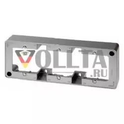 Berker 10316086 накладная рамка 3-х полосная антрацитовая включая накладные аксессуары