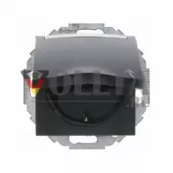 Berker 47461606 S1 SCHUKO-розетка 16А, цвет:антрацит, тон: матовый