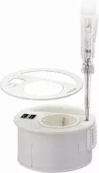 Крышка EVOline Circle80 / HDMI / 3 кабельных выхода