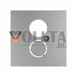 Berker 11961404 S1 Динамик-розетка крышка, 1-я, цвет: алюминевый, тон: матовый