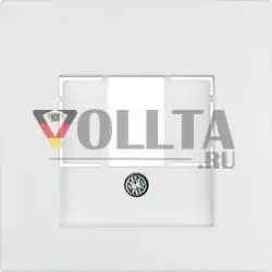 Berker 10331909 Центральная часть с вырезом TAE полярно-белый матовый Berker S.1/B.3/B.7