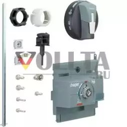 Установка поворотного привода Hager HXB031H x250 на дверь