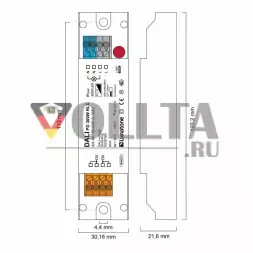 Lunatone 86458619-300U Фазовый диммер с DALI управляющий вход R L C 10W до 300W