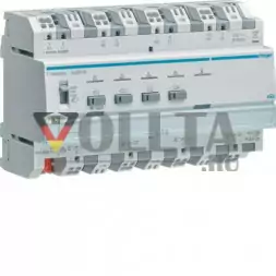 Hager TYA664AN 4-канальный KNX 4x300W ESL/LED универсальный диммирующий актуатор