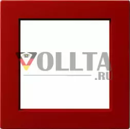 Gira 028243 S-Color Рамка промежуточная/Адаптер цвет: красный, тон:глянец
