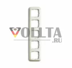 Busch-Jaeger 2515-212 Duro2000 SI рамка пятерная цвет: кремово-белый