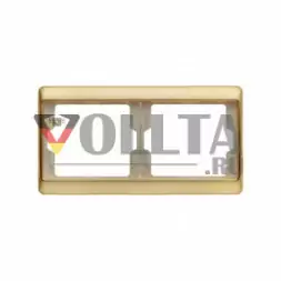 Berker 13640002 Arsys рамка двойная,  горизонтальная, цвет:золотой