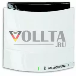 Busch-Jaeger 6320/10-24G Triton KNX, сенсор 1-двойная, цвет: белый, тон:глянец