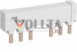 ABB Stotz-Kontakt PS2-2-2-125, 3-фазная шина для 2 MS155 с 2 HK/SK, Ie=125A, 1SAM401920R1022