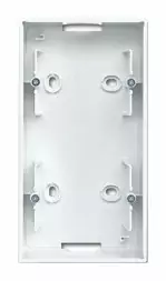 Busch-Jaeger 1702-914 Balance SI накладной корпус двойная, цвет: альпийский белый, тон:глянец