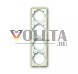 Рамка крышки Busch-Jaeger 1724-73, 4-сторонняя рамка, солнечное золото