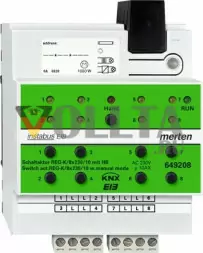 Schneider серия: Merten 649208 переключатель, 10А, 8канал.