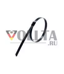 ABB Stotz-Kontakt 7TCG009210R0079 YRL-5-330-BC 330x5 мм черные кабельные стяжки из нержавеющей стали