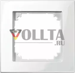 Schneider серия: Merten 515119 M-Plan рамка 1-я, цвет:полярная белизна, тон:глянец
