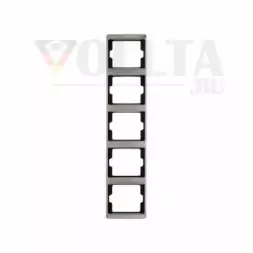 Berker 13540004 Arsys рамка пятерная вертикальная, цвет: благородная сталь