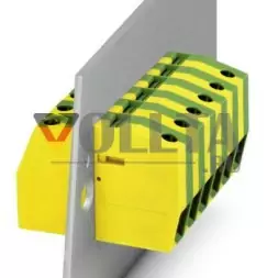 Phoenix Contact 0707785 HDFK 25-PE 125A 6qmm-35qmm зелено-желтая проходная клемма PE
