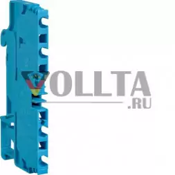 Hager KYA02NH4 проходная клемма 2.5qmm 800V 24A 4 соединения
