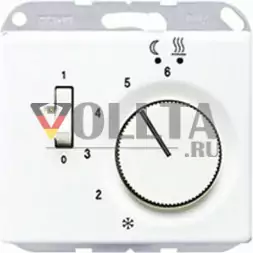 Jung FTRSL231GB SL500 Регулятор температуры помещения, переключатель 10А, цвет:золотой