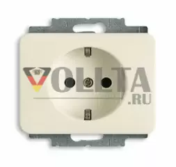 Busch-Jaeger 20EUC-22G Alpha SCHUKO-розетка 16А, цвет:слоновая кость