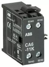 ABB Stotz-Kontakt CA6-11K, вспомогательный выключатель 1НО/1НЗ с винтовым соединением, боковой монтаж, подходит для K6, KC6, GJL1201317R0001
