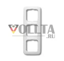 Busch-Jaeger 1723 NS-214 рамка крышки, 3-сторонняя рамка альпийский белый