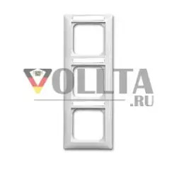 Busch-Jaeger 1723 NS-914 рамка крышки, 3-сторонняя рамка альпийский белый