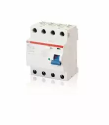 ABB Stotz-Kontakt F204 B S-63/0.5, устройство защитного отключения тип B 4P, 63A, 500 мА, селективное, 5 кА, 4TE, 2CSF204892R4630