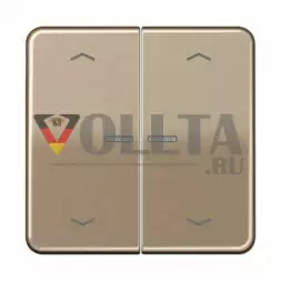 Jung CD595KO5MPGB CD500 KNX кнопка, клавиша крышка, металлический вывод (в модуле) цвет:золотой